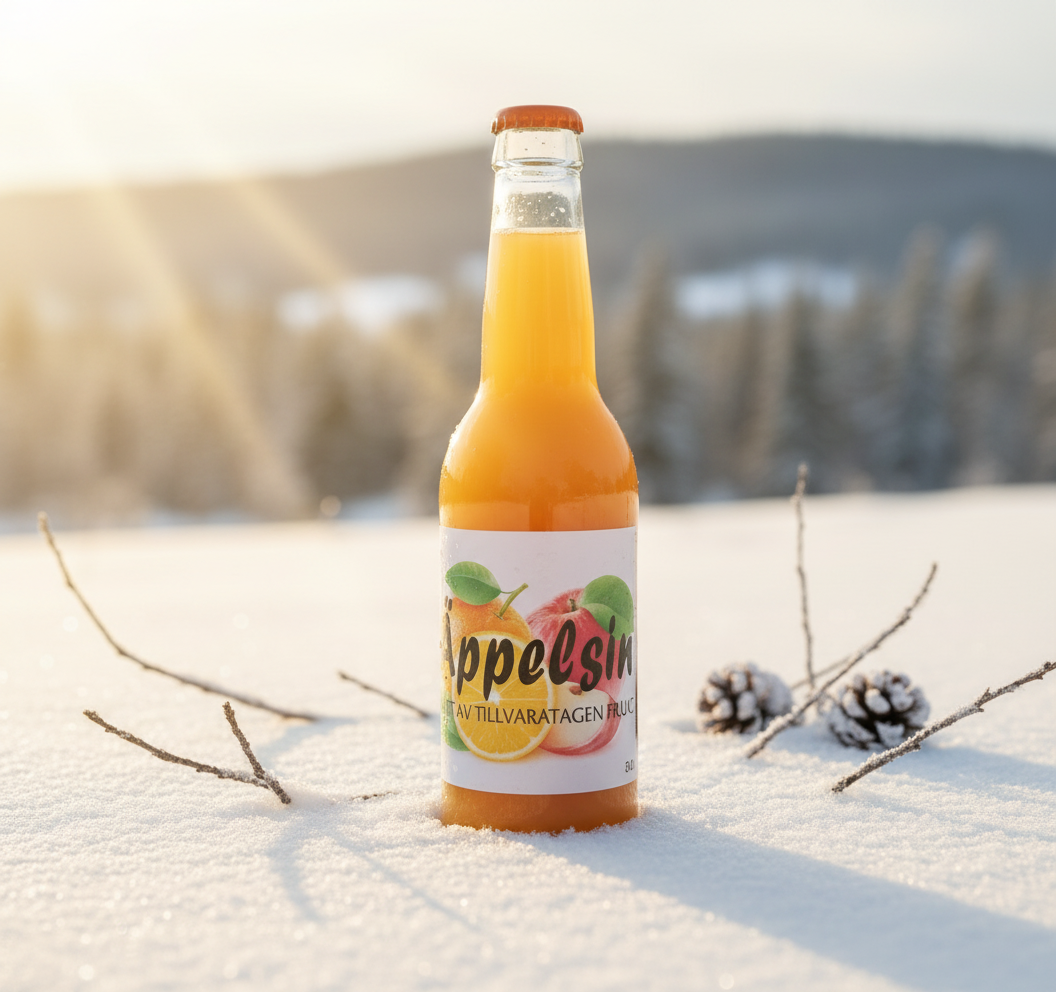 Äppelsin - Smaksatt äppelmust