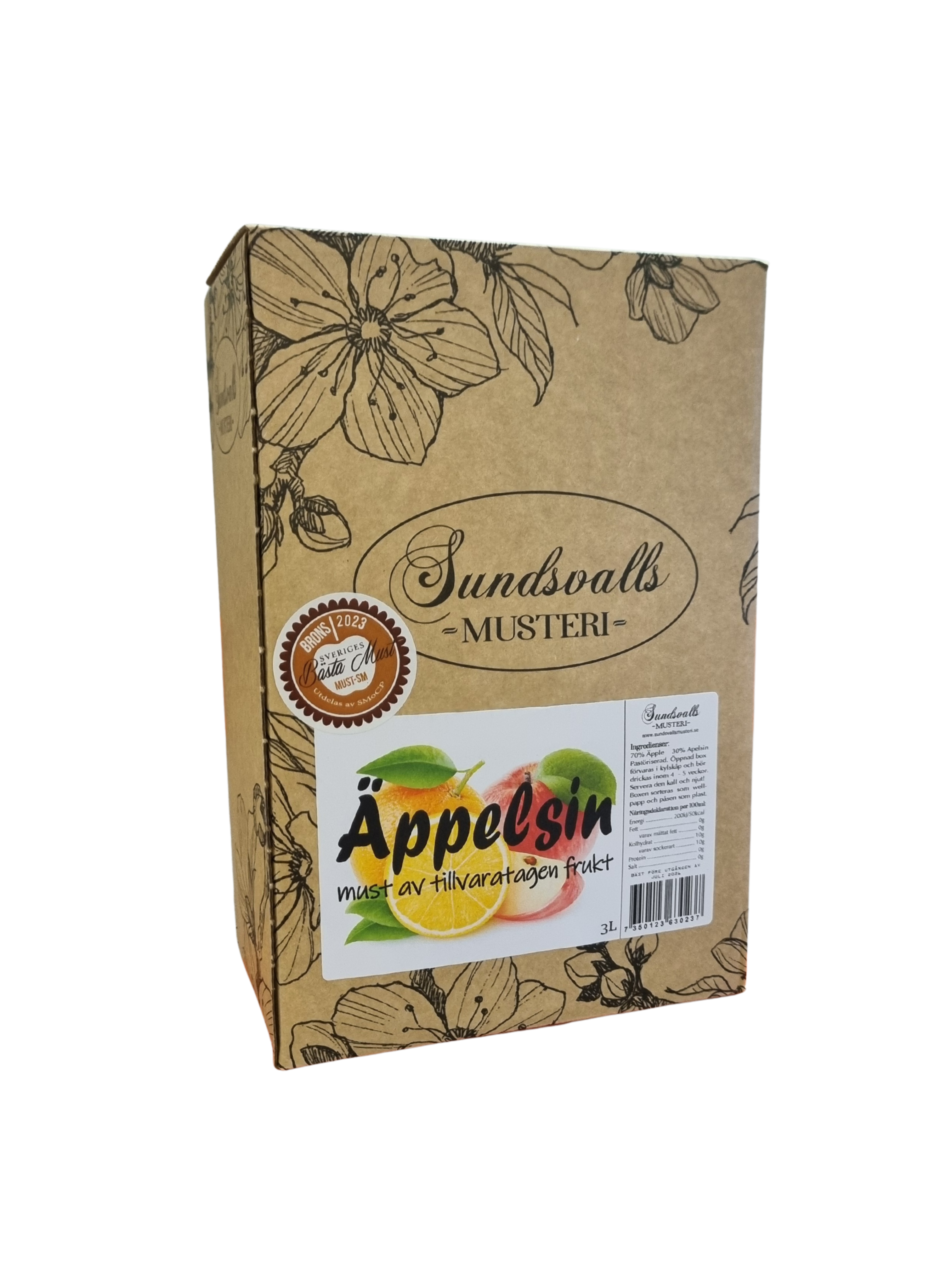 Äppelsin - Smaksatt äppelmust