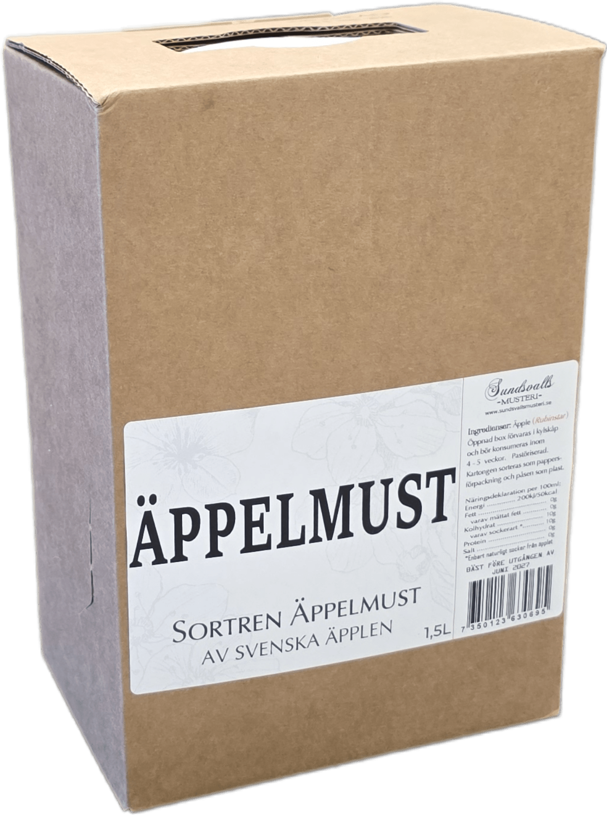 Rubinstar - Sortren äppelmust - Sundsvalls Musteri
