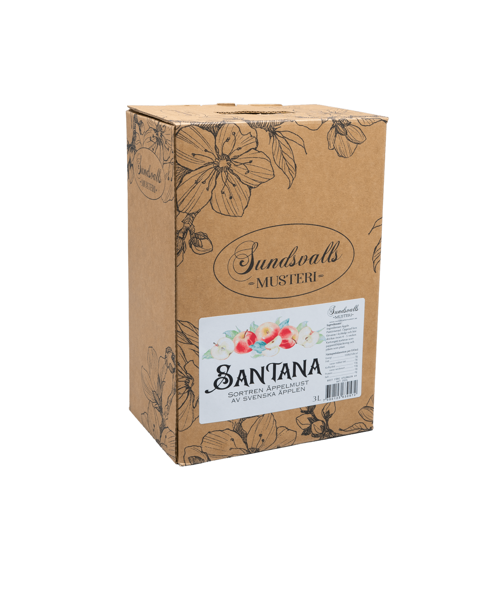 Santana - Sortren äppelmust - Sundsvalls Musteri