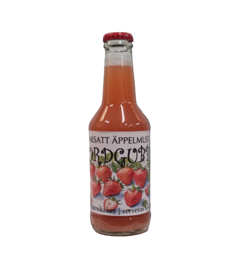 Jordgubb - Smaksatt äppelmust