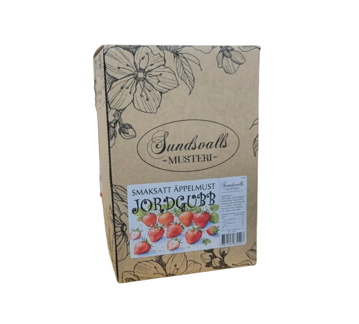 Jordgubb - Smaksatt äppelmust