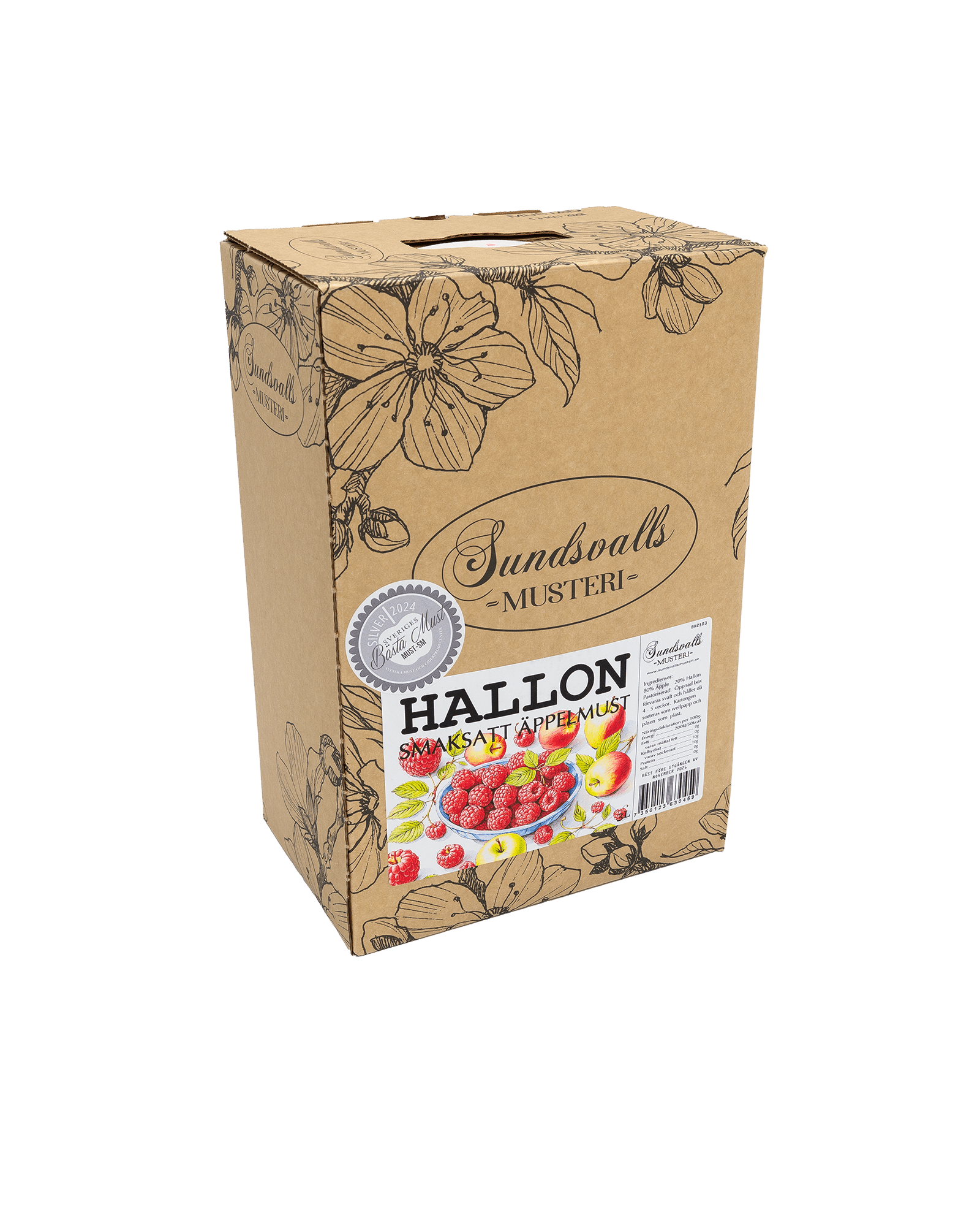 Hallon - Smaksatt äppelmust - Sundsvalls Musteri