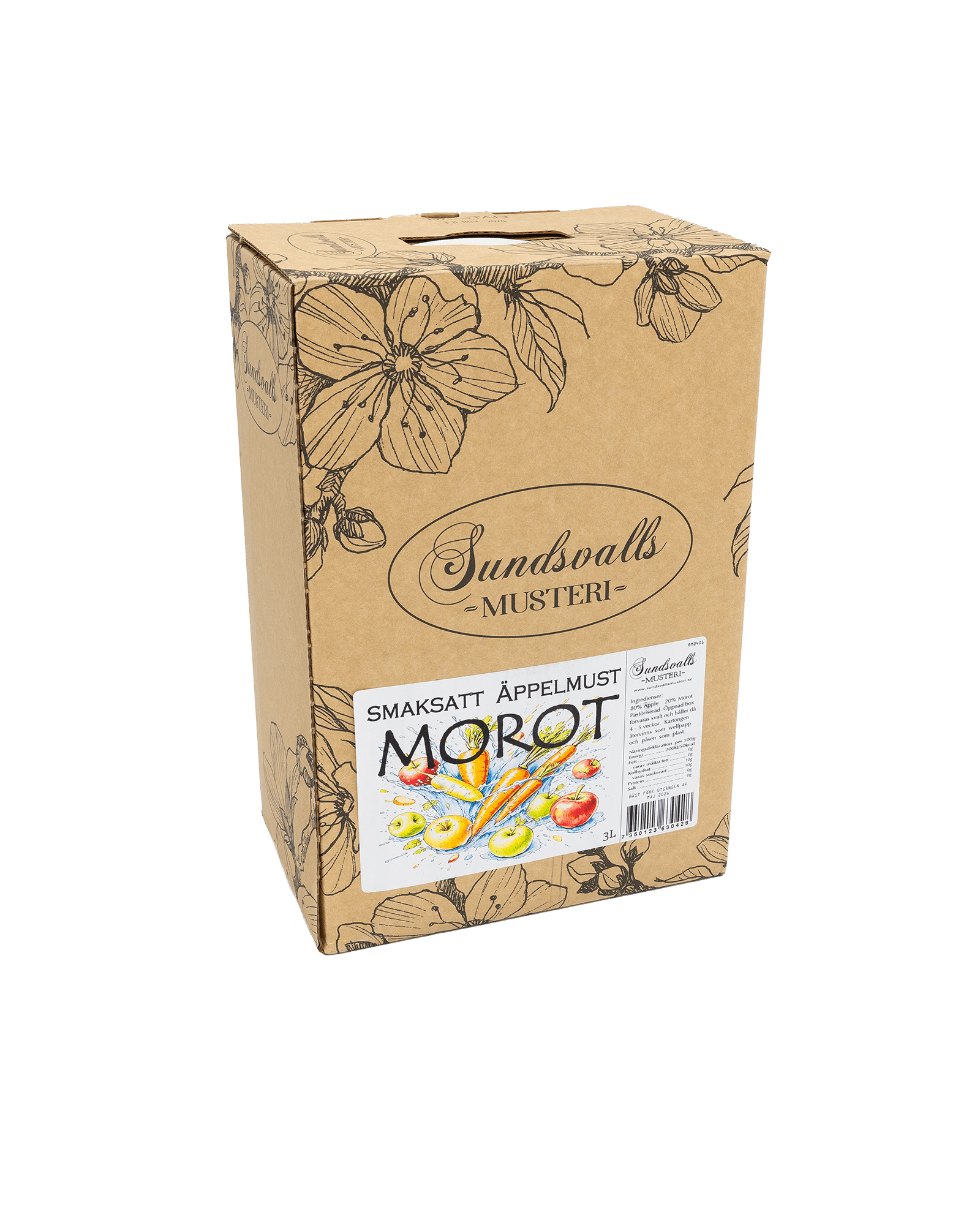 Morot - Smaksatt äppelmust - Sundsvalls Musteri